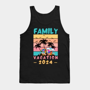 Summer Vacation Beach Family Trips Matching Family Group Tank Top